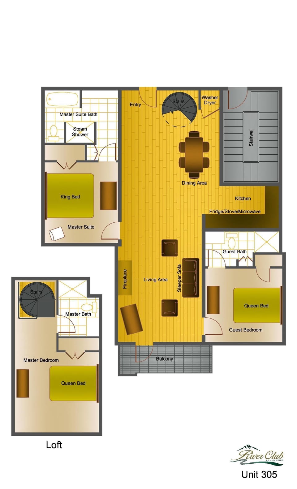 Floor Plan for 305