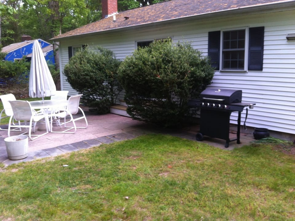 Outdoor dining area