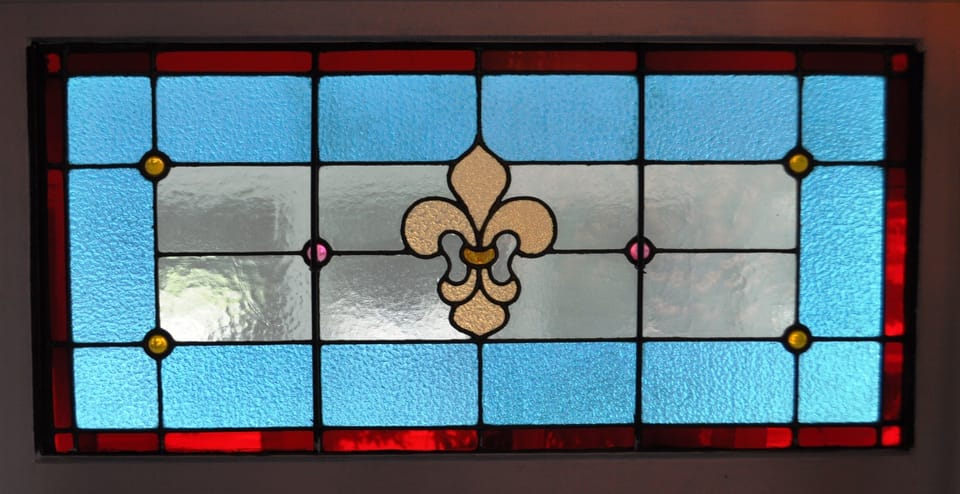 Original stained glass windows