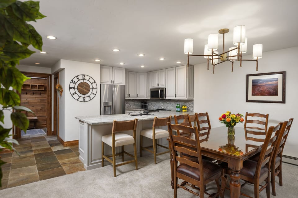 Kitchen and Dining Area