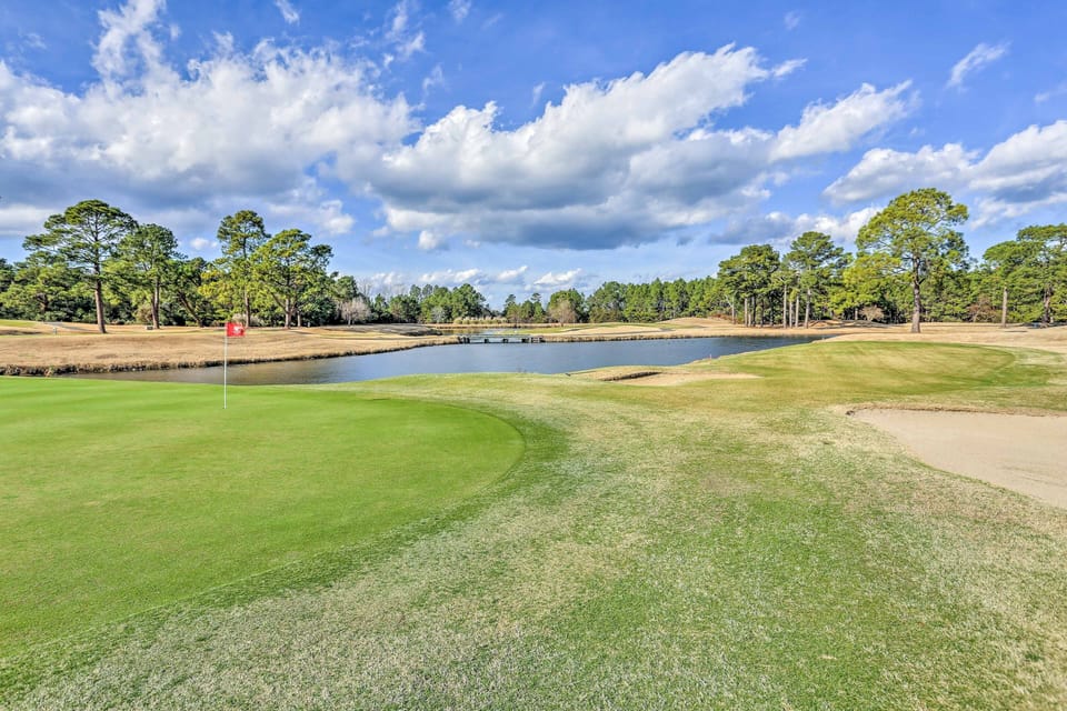 Myrtlewood Golf Course abuts the complex so you can play a round with ease!