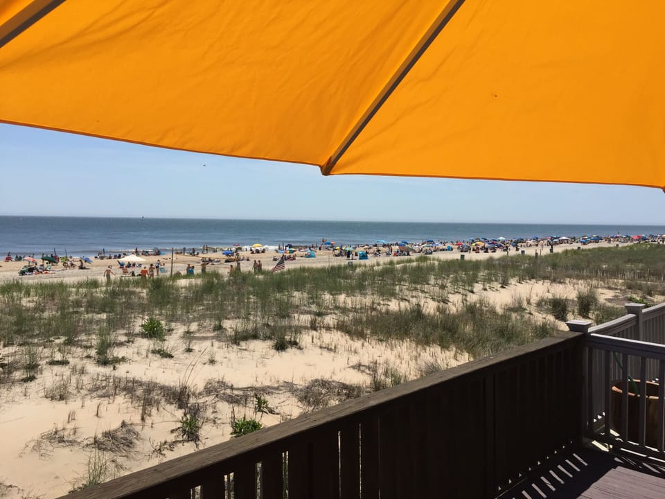 Busy beach day