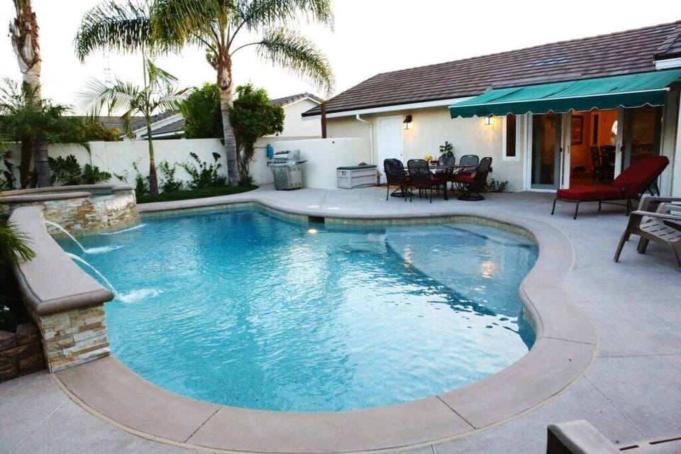 Beautiful In-ground Pool and Jacuzzi with Baja Shelf view 2