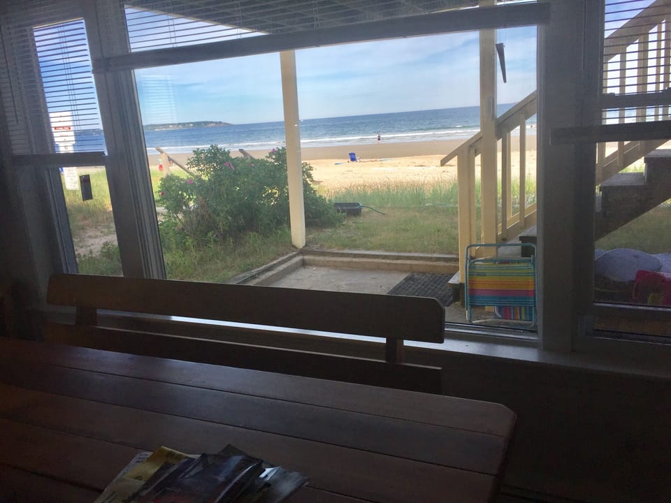 Eat your breakfast over looking beautiful “Grand Beach”!! 