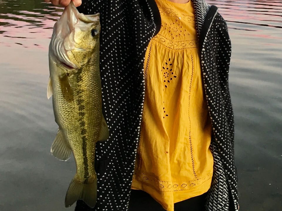Great Fishing From Our Dock