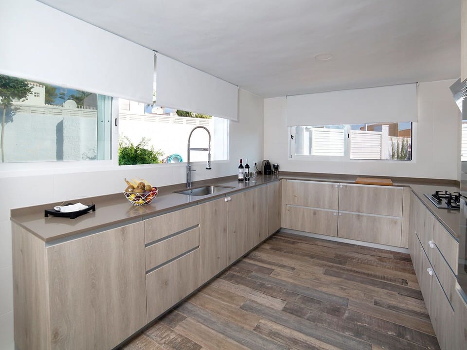 Countertop, Room, Property, Kitchen, Cabinetry, Furniture, Interior Design, Building, Floor, House