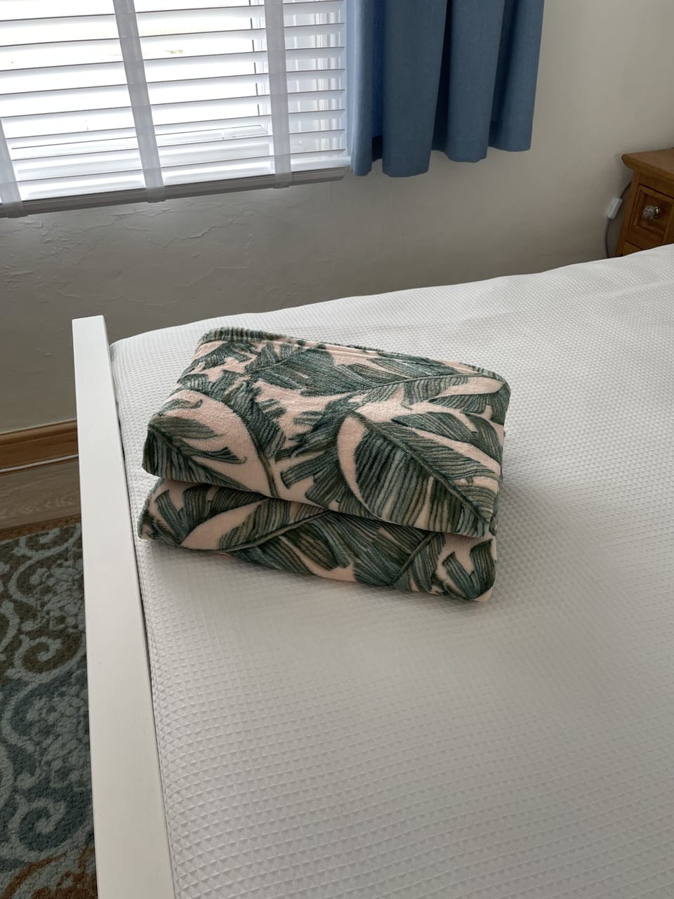 Freshly laundered soft throws