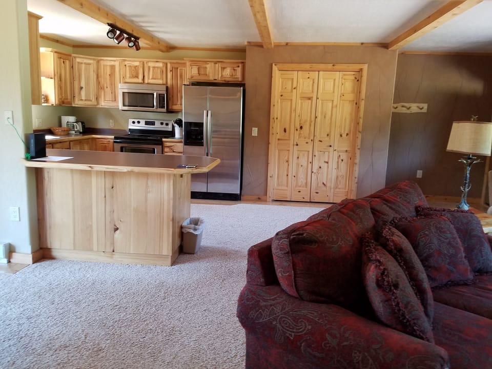 Kitchen and living area 