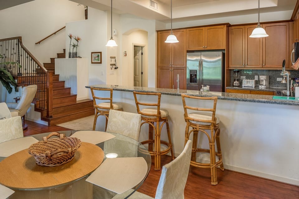 Kitchen, Dining, and Living Room