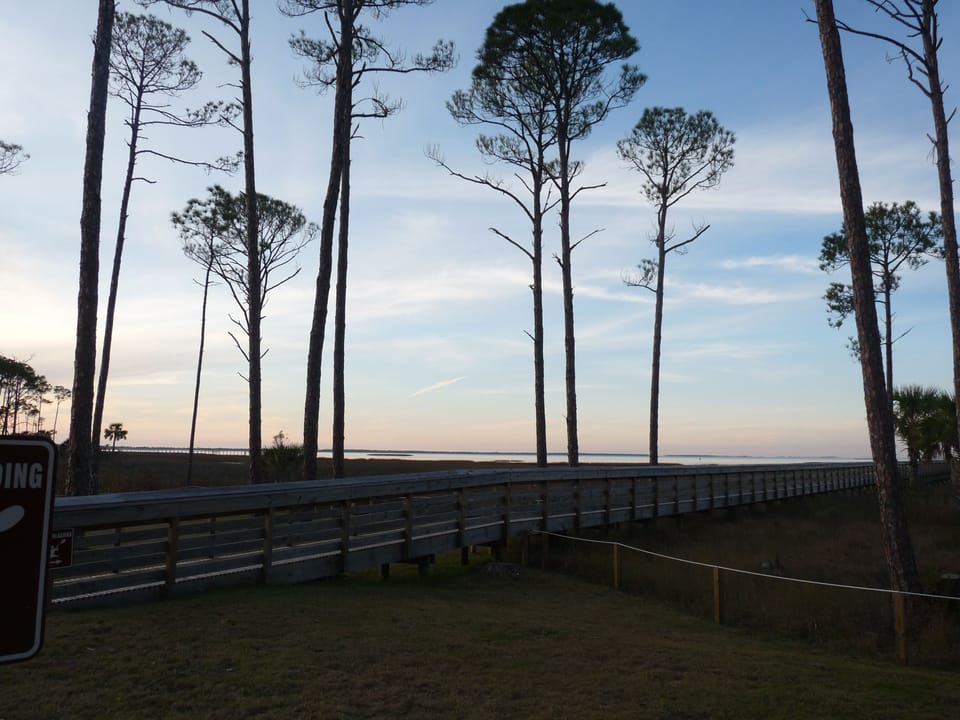 Scalloping and fishing in the bay