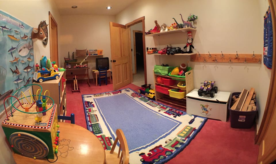 Toy room, lower level