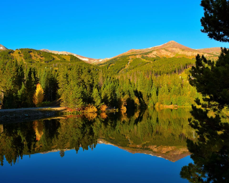 Sawmill Lake is a short hike from the condo- no car required!