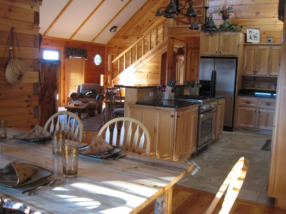 View of open living space