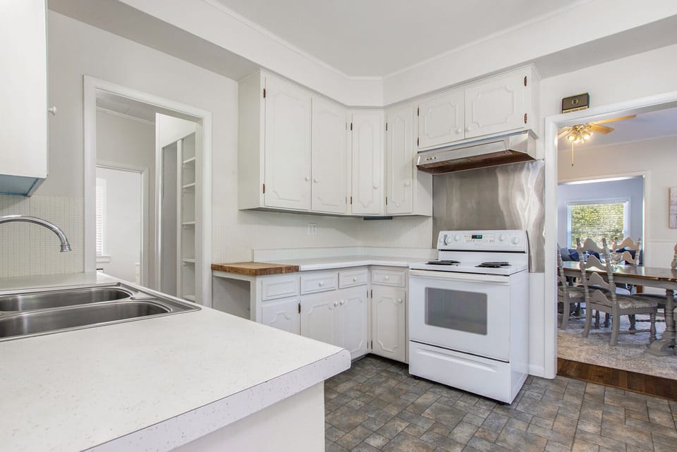 Ample pantry storage for food