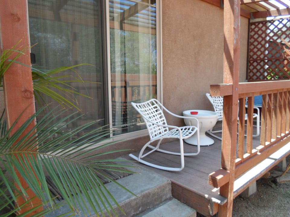 patio off the master bedroom