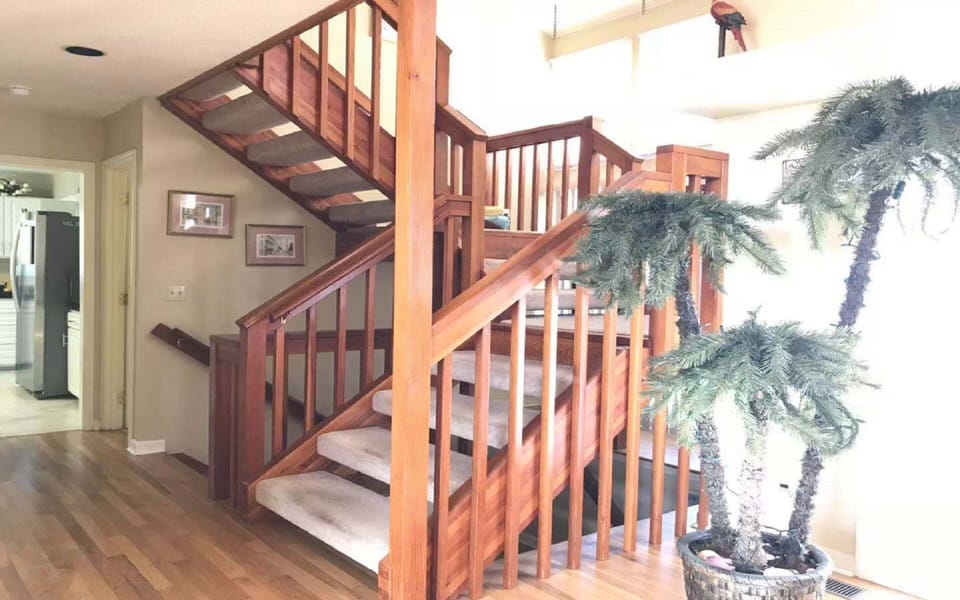Stairs to the second floor