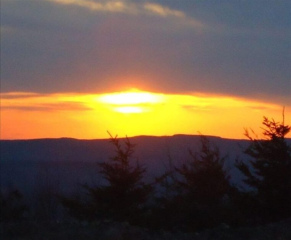 The end of a beautiful day on Snowshoe Mountain