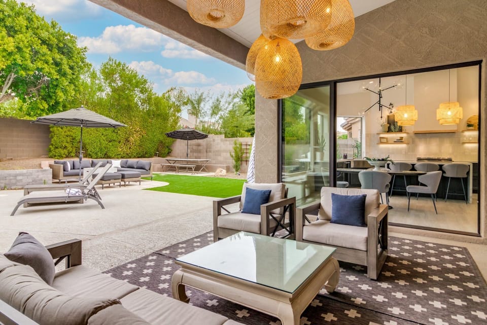 Backyard patio