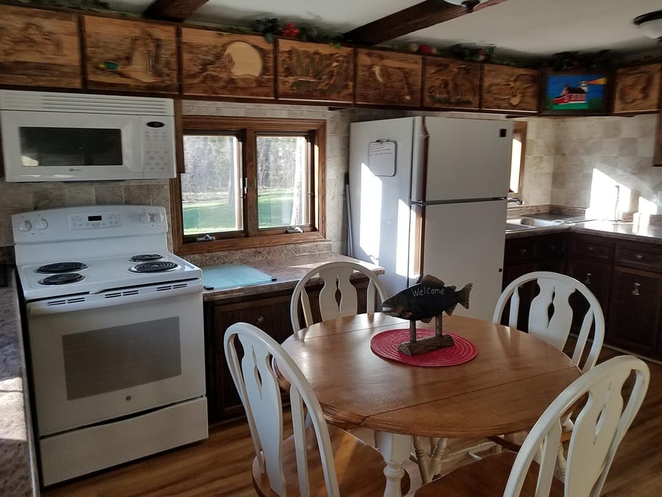 Kitchen - hand carved cabinets