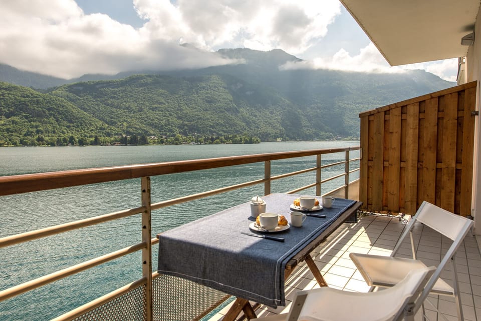 Lake view balcony - Holiday rental Annecy 