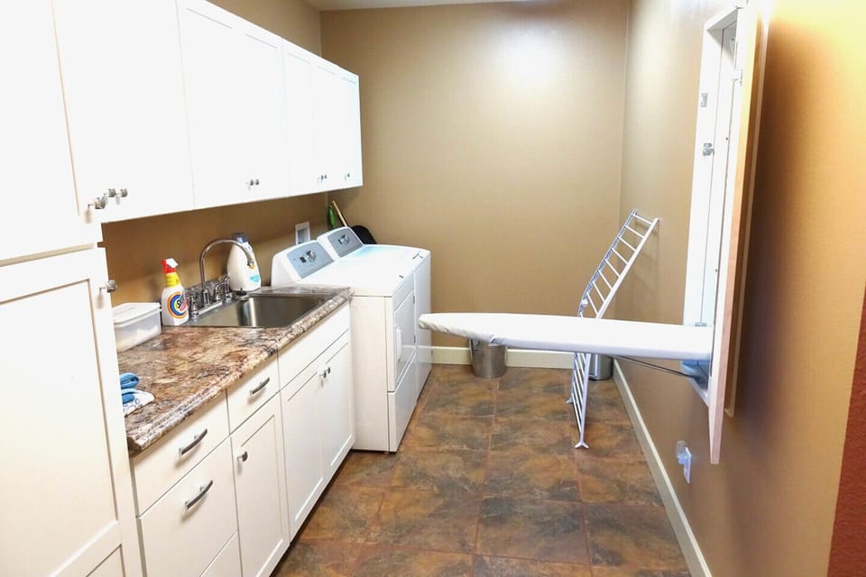 Laundry room.