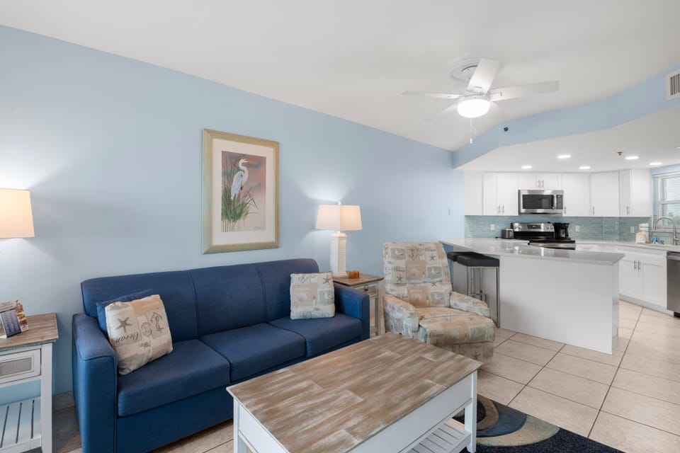 Living Room with Balcony Access