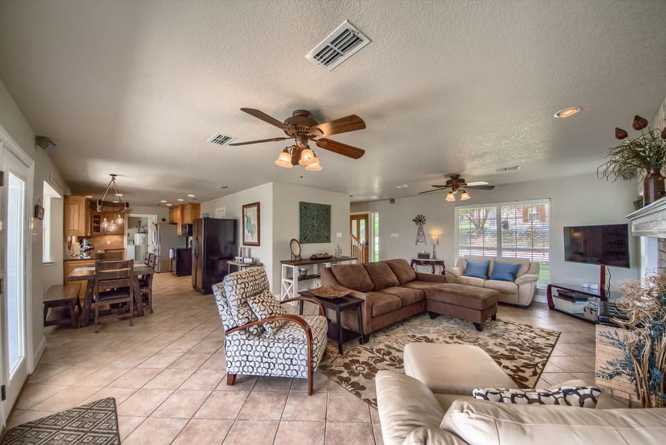 very spacious living area.