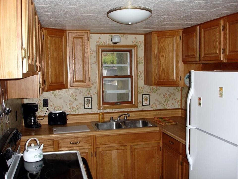 Fully remodeled kitchen with modern appliances.