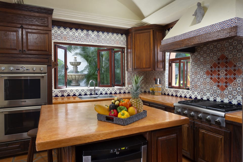 The kitchen where your gourmet chef prepares exquisite meals to your taste