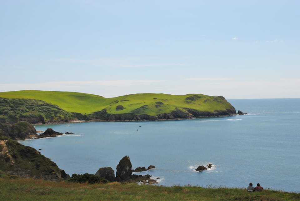Coastal path towards Hope Cove 