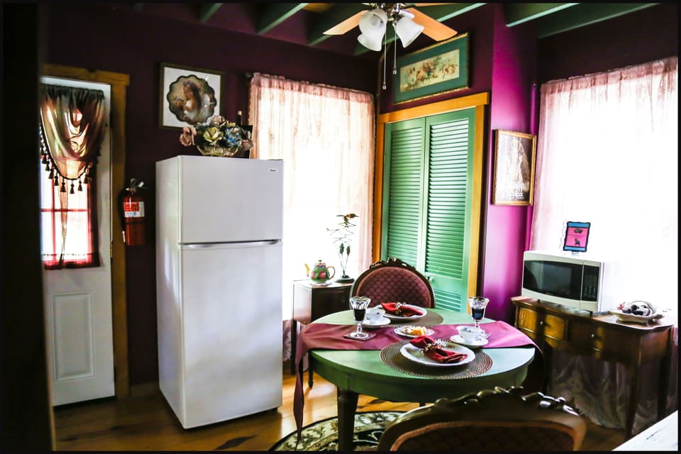Kitchen with front door