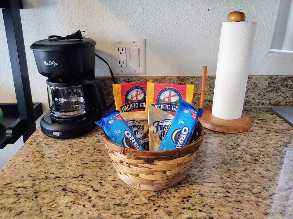 complimentary snacks