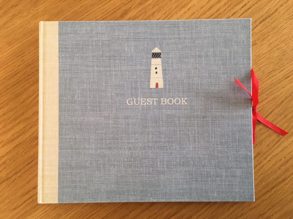 Please leave us a message when you leave!