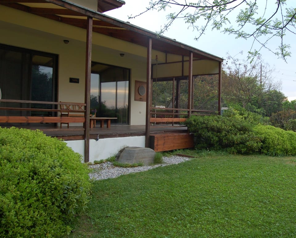 veranda and garden