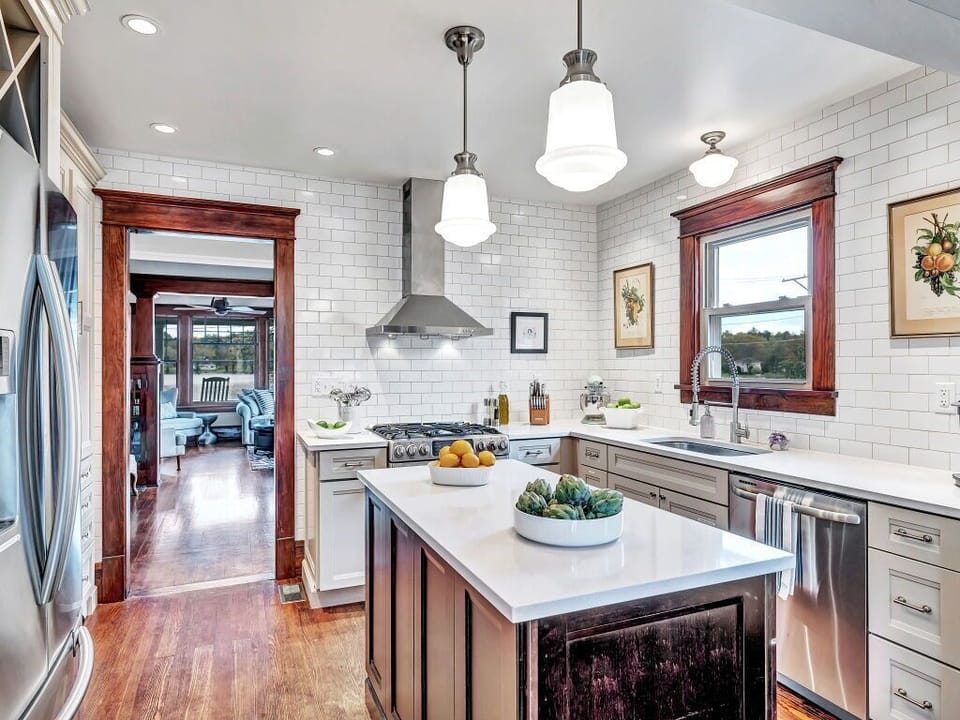 Fully stocked kitchen