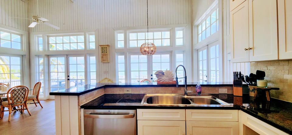 kitchen sink with ocean views!
