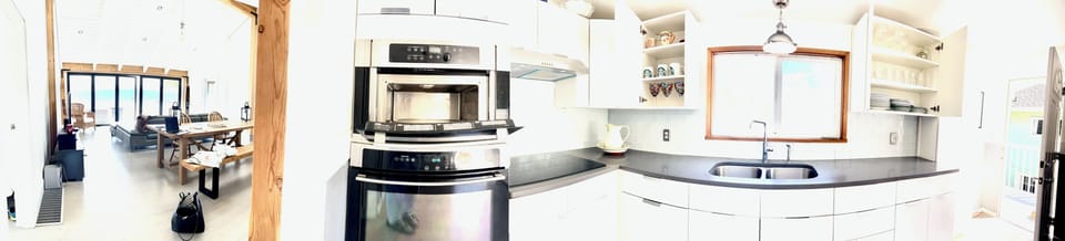 Easy cleaning of ceasar stone surface & Ikea stove top. 