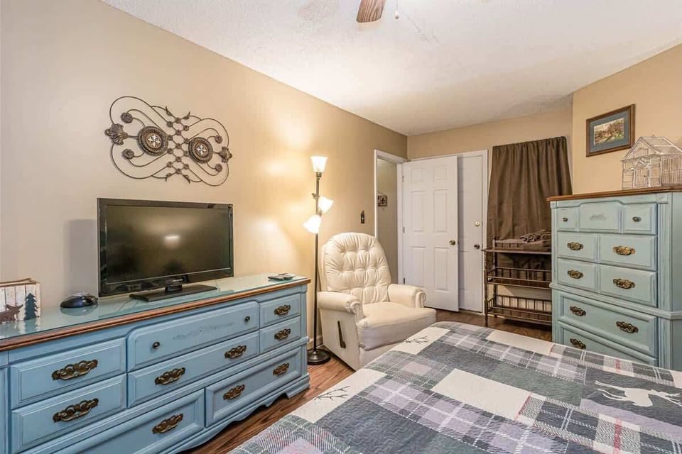 Another glimpse of the bedroom, offering a peaceful space to relax after a day of exploring.
