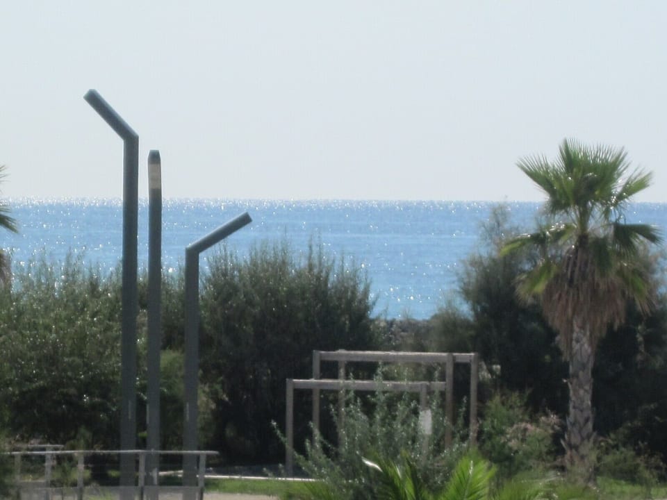 View from the upper terrace