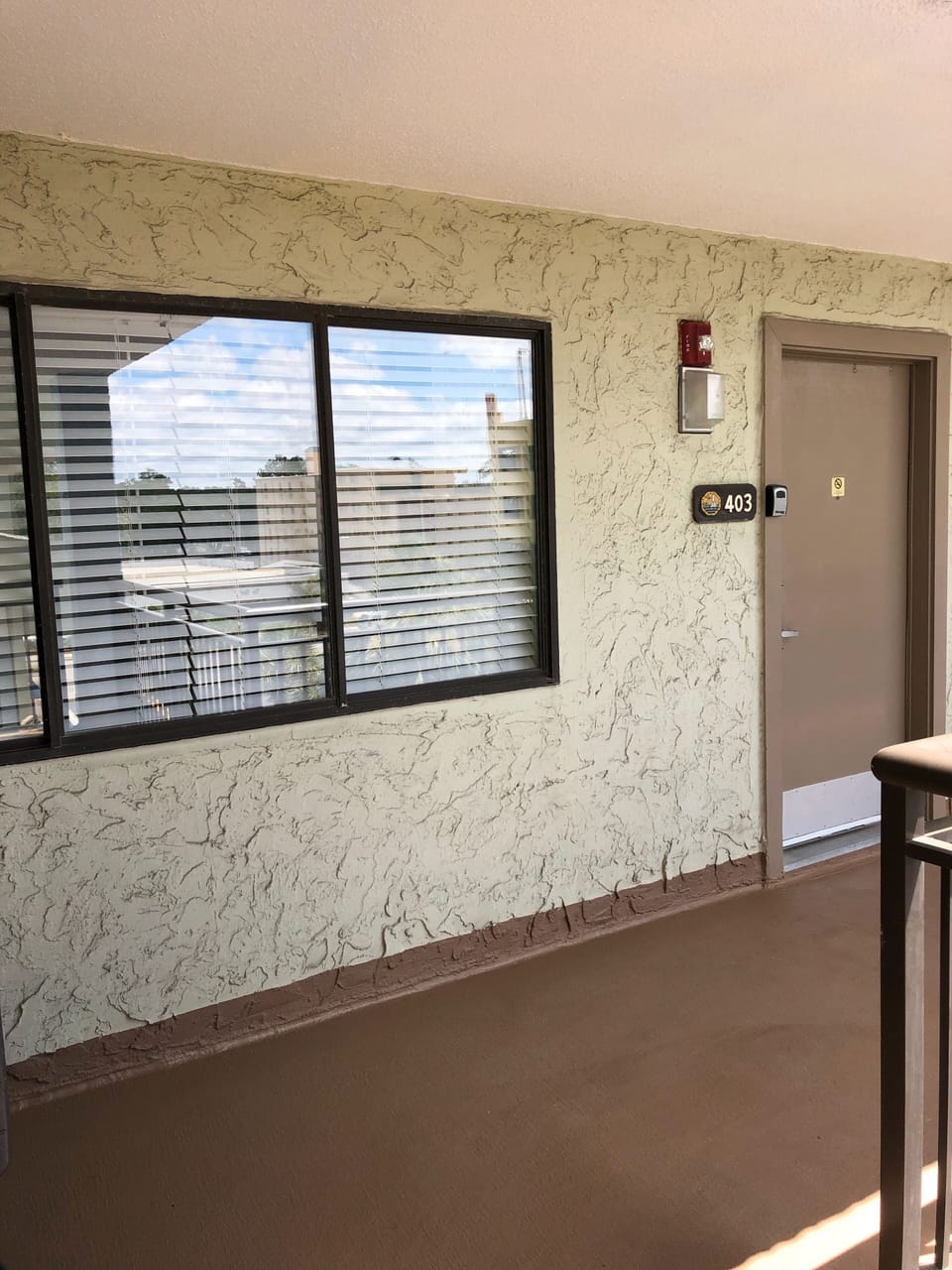 Entrance to our unit