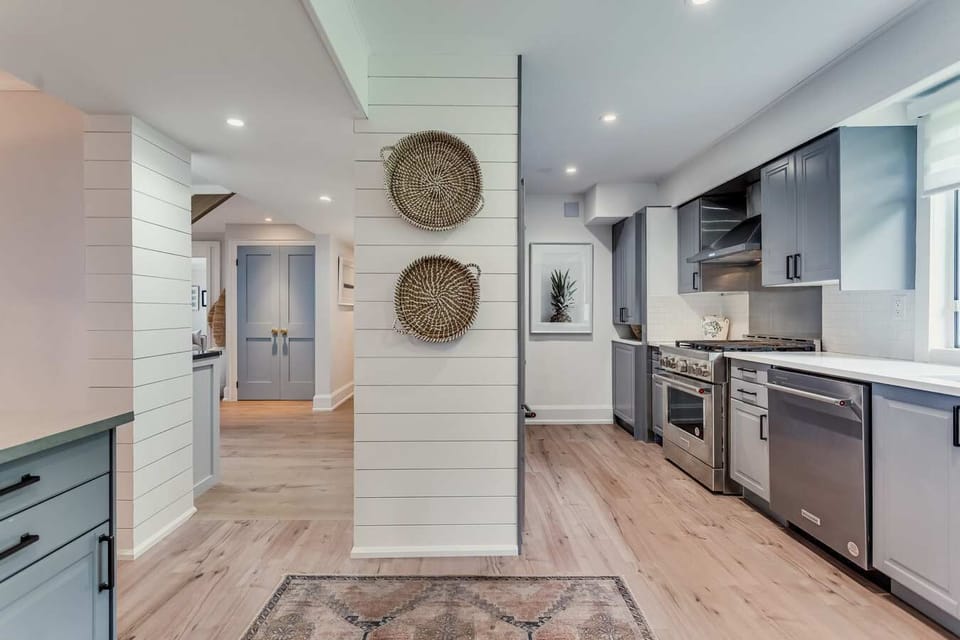 kitchen with dishwasher and stainless steel appliances