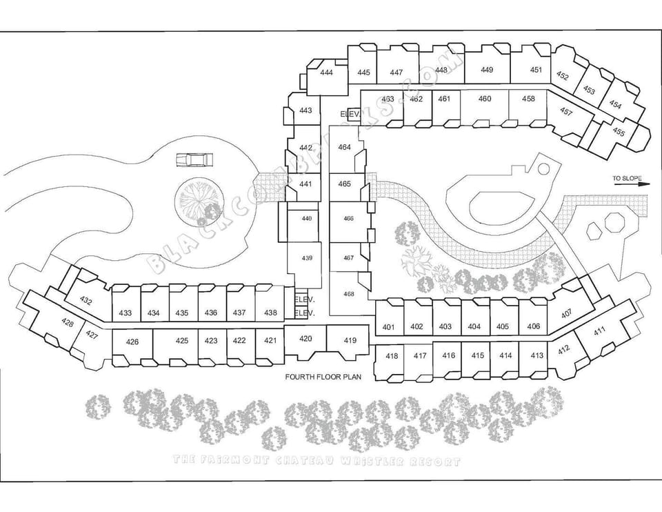 4th Floor layout