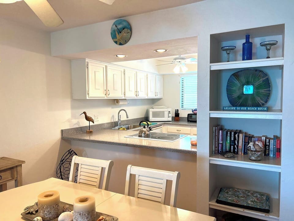Dining and  kitchen area