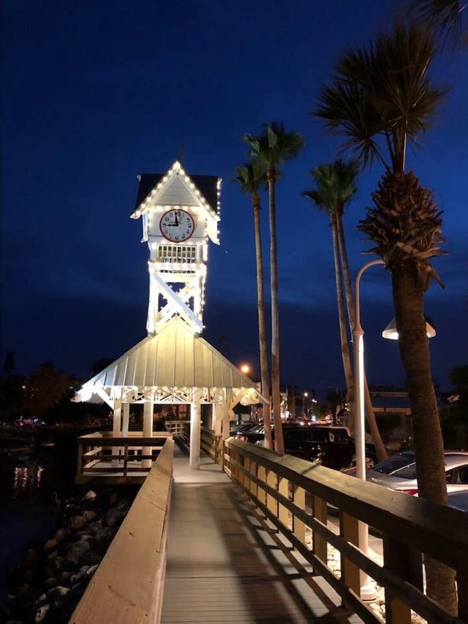 Food, drinks, fishing, and live music on nearby historic Bridge Street.