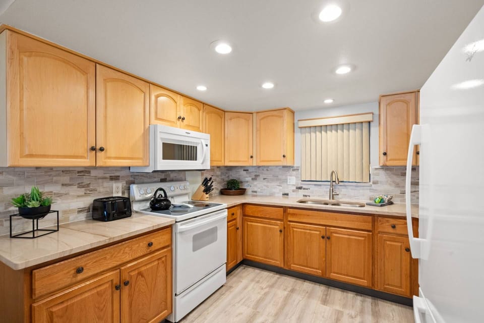 Fully Equipped Kitchen Offers All the Conveniences of Home