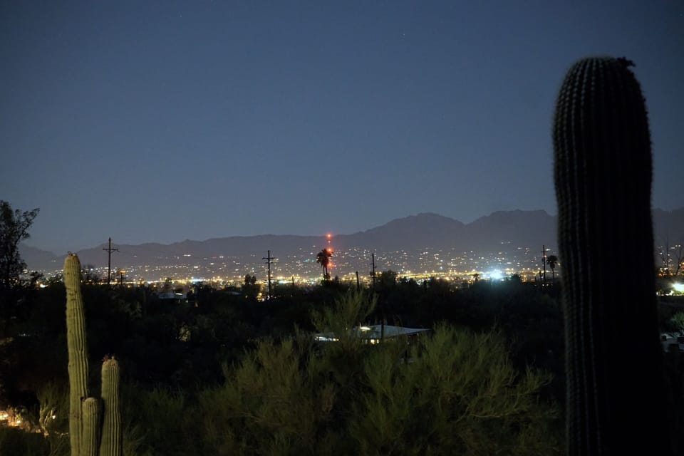 Front yard night view 