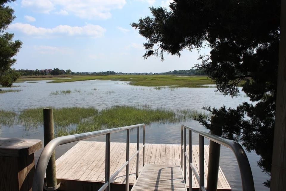 Floating Dock on Salt Water Creek