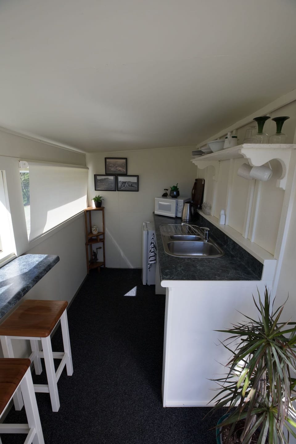 attached separate kitchen