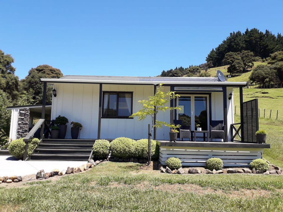 front of cottage