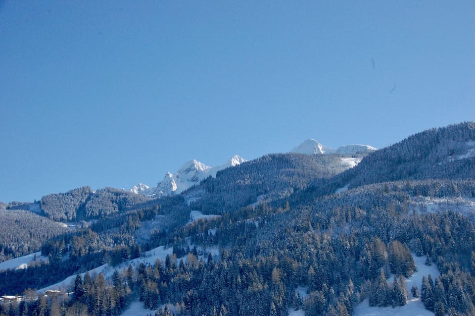 The view from the balcony in winter